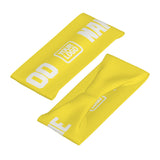 Custom Light Yellow White Sports headband