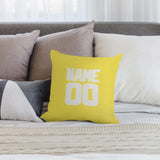 Custom Light Yellow White Pillowcase