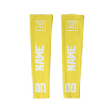 Custom Light Yellow White Arm Sleeve