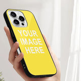 Custom Light Yellow White Phone Case