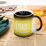 Custom Light Yellow White Magic Mug
