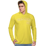 Custom Light Yellow Gold UV-Hoodie