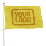 Custom Light Yellow Yellow Flag