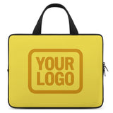 Custom Light Yellow Yellow Laptop Bag