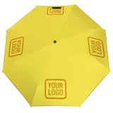 Custom Light Yellow Yellow Automatic Umbrella