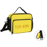 Custom Light Yellow Yellow Lunch Bag