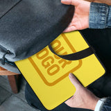 Custom Light Yellow Yellow Laptop Bag