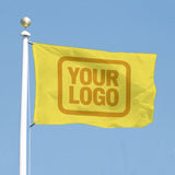 Custom Light Yellow Yellow Flag