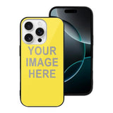 Custom Light Yellow Gray Phone Case