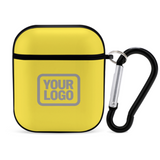 Custom Light Yellow Gray AirPods Case