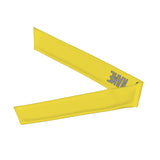 Custom Light Yellow Gray Headband