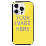 Custom Light Yellow Gray Phone Case