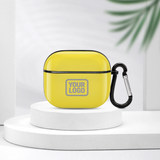 Custom Light Yellow Gray AirPods Case (3rd Generation)