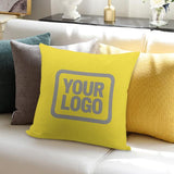 Custom Light Yellow Gray Pillowcase