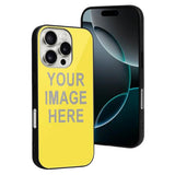 Custom Light Yellow Gray Phone Case