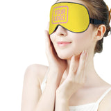 Custom Light Yellow Light Pink Sleep Mask
