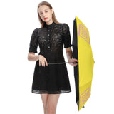 Custom Light Yellow Light Pink Automatic Umbrella