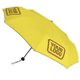 Custom Light Yellow Khaki Automatic Umbrella