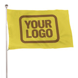 Custom Light Yellow Khaki Flag