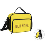 Custom Light Yellow Khaki Lunch Bag