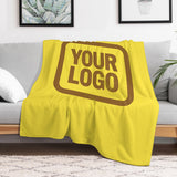 Custom Light Yellow Khaki Blanket