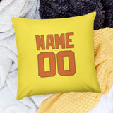 Custom Light Yellow Orange Pillowcase