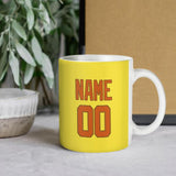 Custom Light Yellow Orange Mug