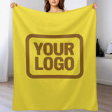 Custom Light Yellow Khaki Blanket
