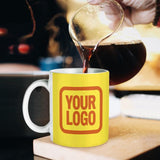 Custom Light Yellow Orange Mug