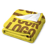 Custom Light Yellow Khaki Blanket