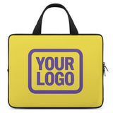 Custom Light Yellow Light Purple Laptop Bag