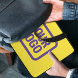 Custom Light Yellow Light Purple Laptop Bag