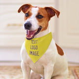 Custom Light Yellow Light Purple Pet Scarf