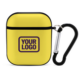 Custom Light Yellow Purple AirPods Case