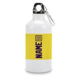 Custom Light Yellow Purple Sports Bottle