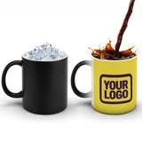 Custom Light Yellow Purple Magic Mug