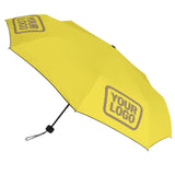 Custom Light Yellow Light Khaki Automatic Umbrella