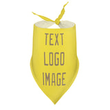 Custom Light Yellow Light Khaki Pet Scarf