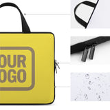 Custom Light Yellow Light Khaki Laptop Bag