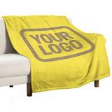 Custom Light Yellow Light Khaki Blanket