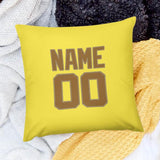 Custom Light Yellow Khaki Pillowcase