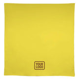 Custom Light Yellow Light Khaki Square Table Cloth