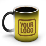 Custom Light Yellow Khaki Magic Mug