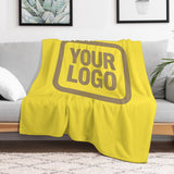 Custom Light Yellow Light Khaki Blanket