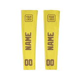 Custom Light Yellow Khaki Arm Sleeve