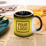 Custom Light Yellow Khaki Magic Mug