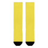 Custom Light Yellow Light Yellow Knee-High Sock