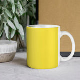 Custom Light Yellow Light Yellow Mug
