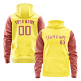 Custom Light Yellow Copper Rose Hoodie