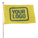 Custom Light Yellow Blue Green Flag